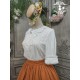 Miss Point Margaret Petal Collar Short Sleeve Blouse(Reservation/Deposit)